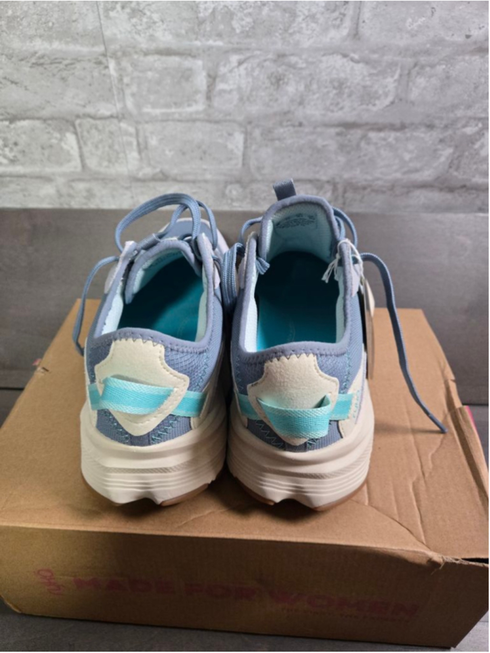Women's Ryka Blue Beige Athletic Shoes Size 8 - Picture 4 of 13